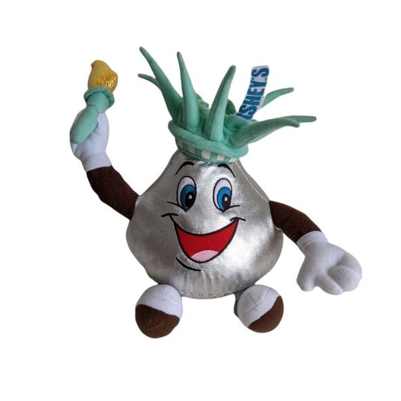Hershey's Kisses Statue of Liberty Plush Toy NYC Times Square Souvenir Chocolate - Picture 1 of 7